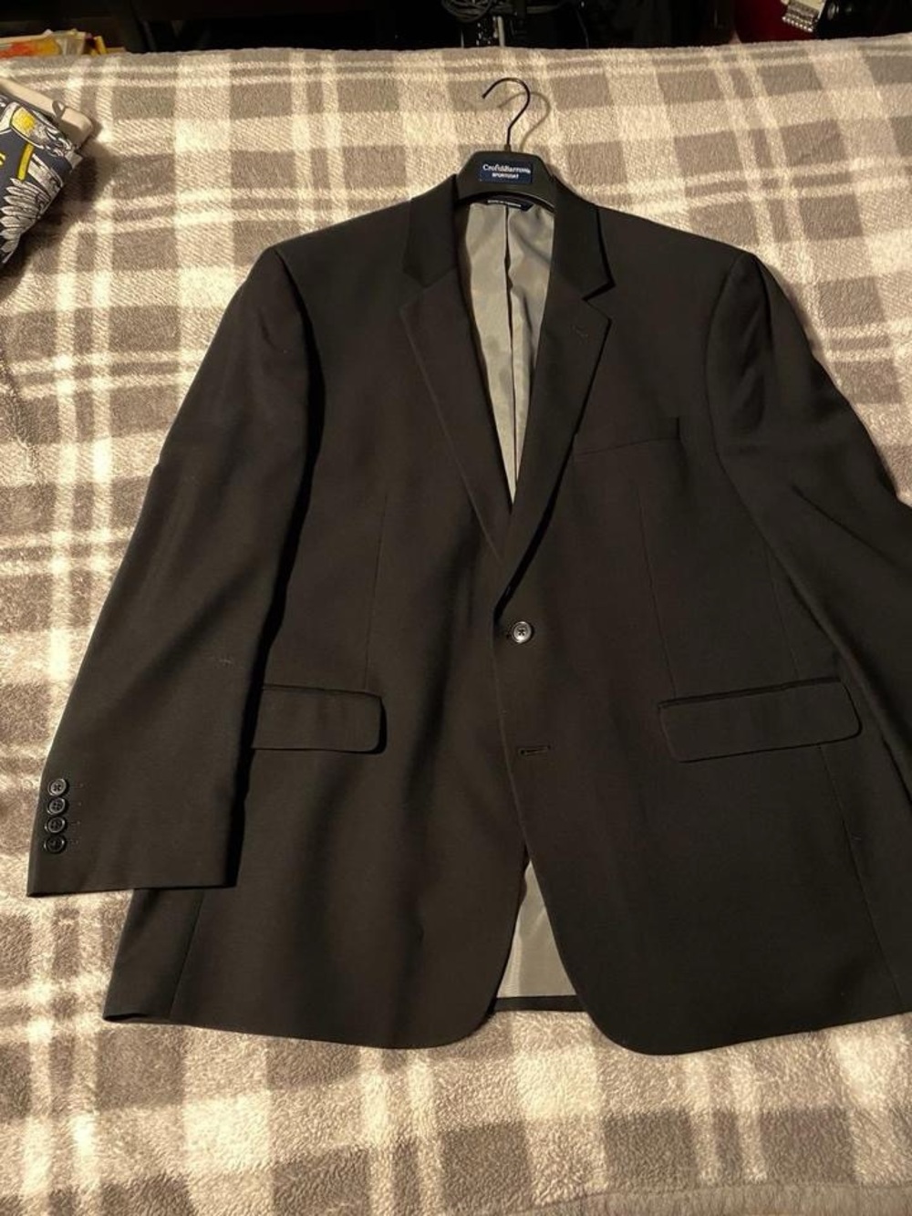 Croft & Barrow Black Sport Coat Size R46